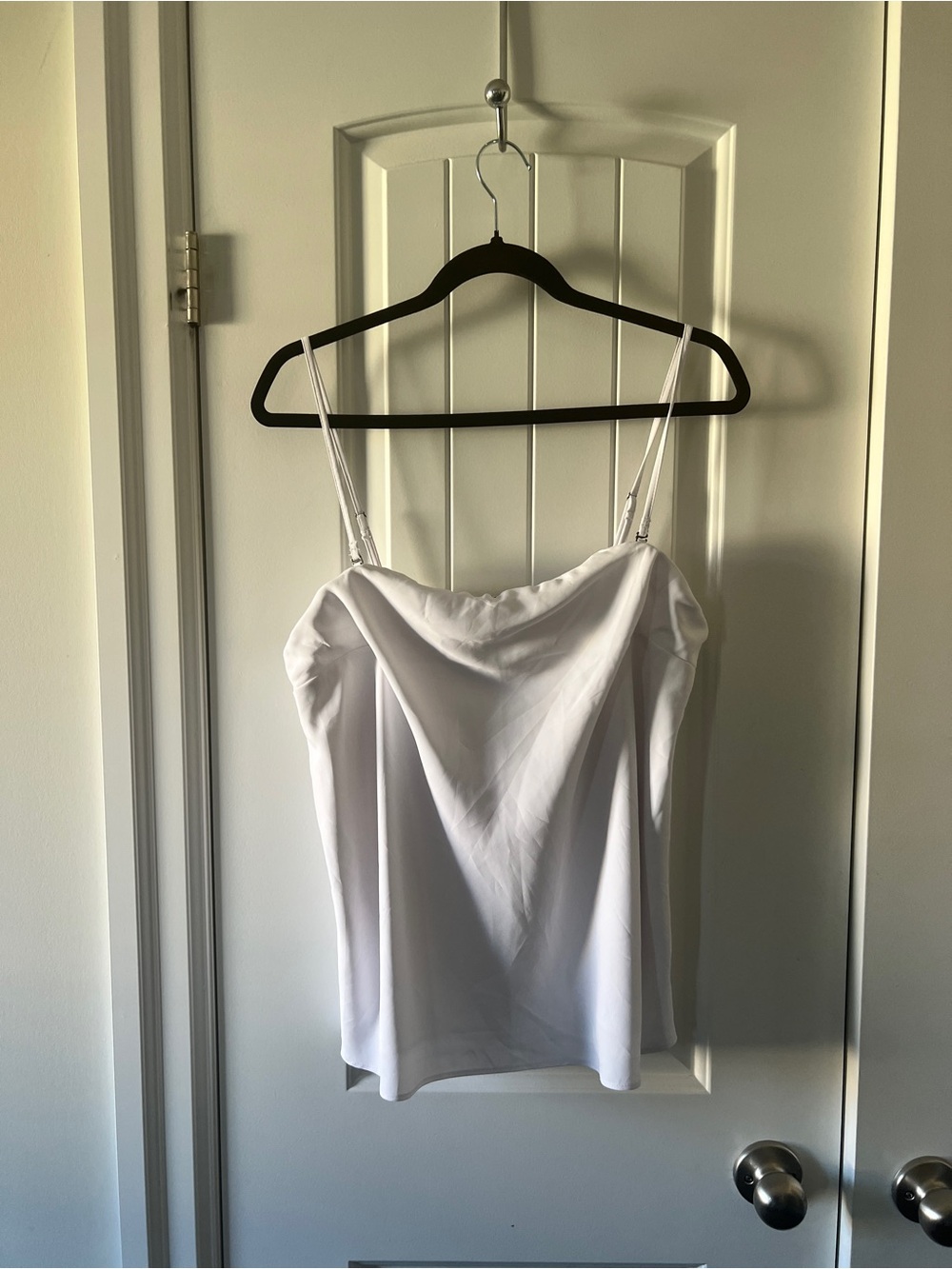 Abercrombie & Fitch White Spaghetti Strap Tube Top Camisole - Picture 2 of 5